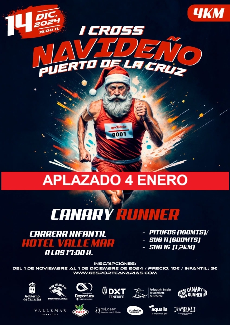 I CROSS NAVIDEÑO PUERTO DE LA CRUZ 2024 - Register I CROSS NAVIDEÑO PUERTO DE LA CRUZ 2024 - Register