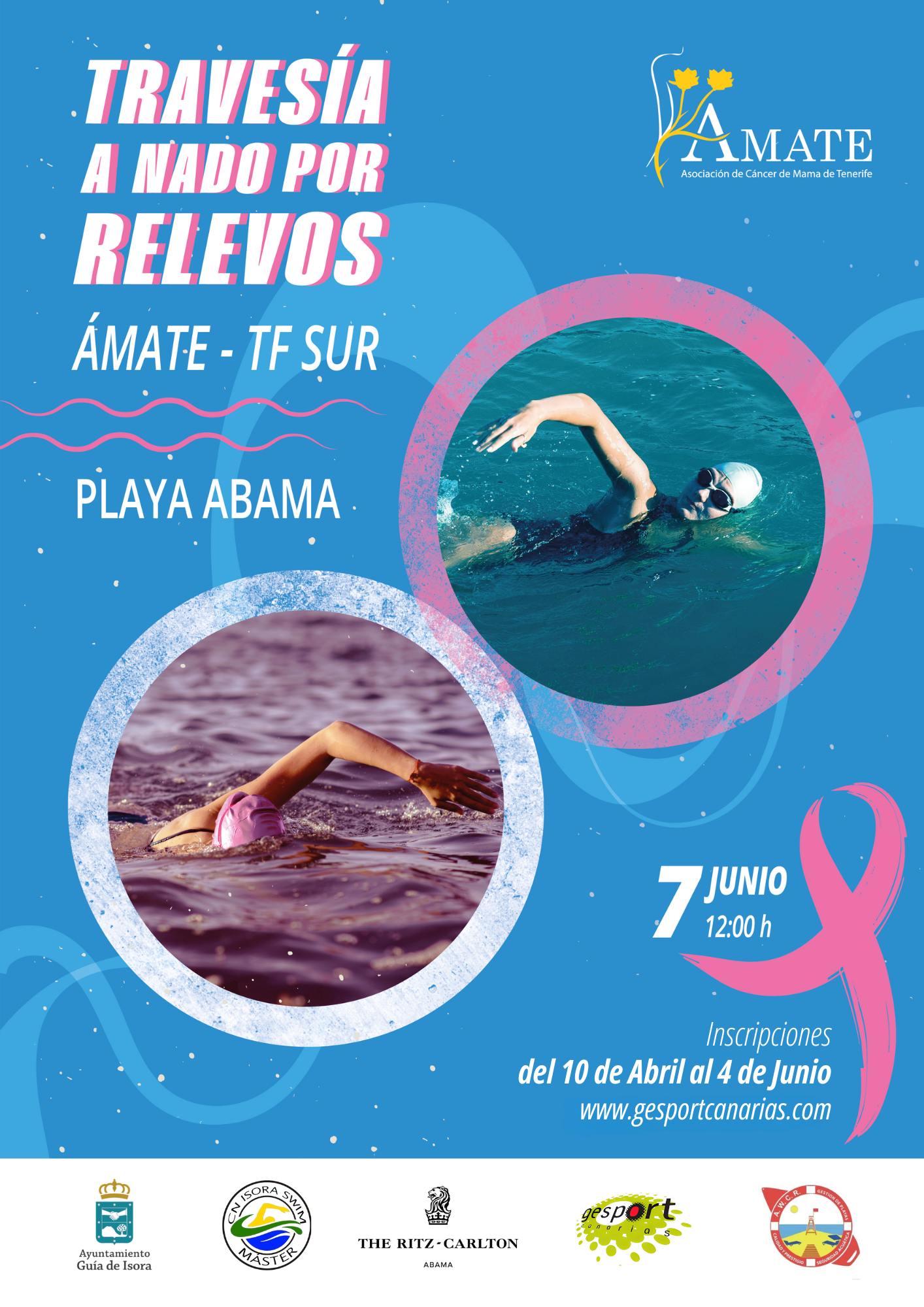 III TRAVESÍA A NADO POR RELEVOS ÁMATE TF SUR - Inscríbete III TRAVESÍA A NADO POR RELEVOS ÁMATE TF SUR - Inscríbete