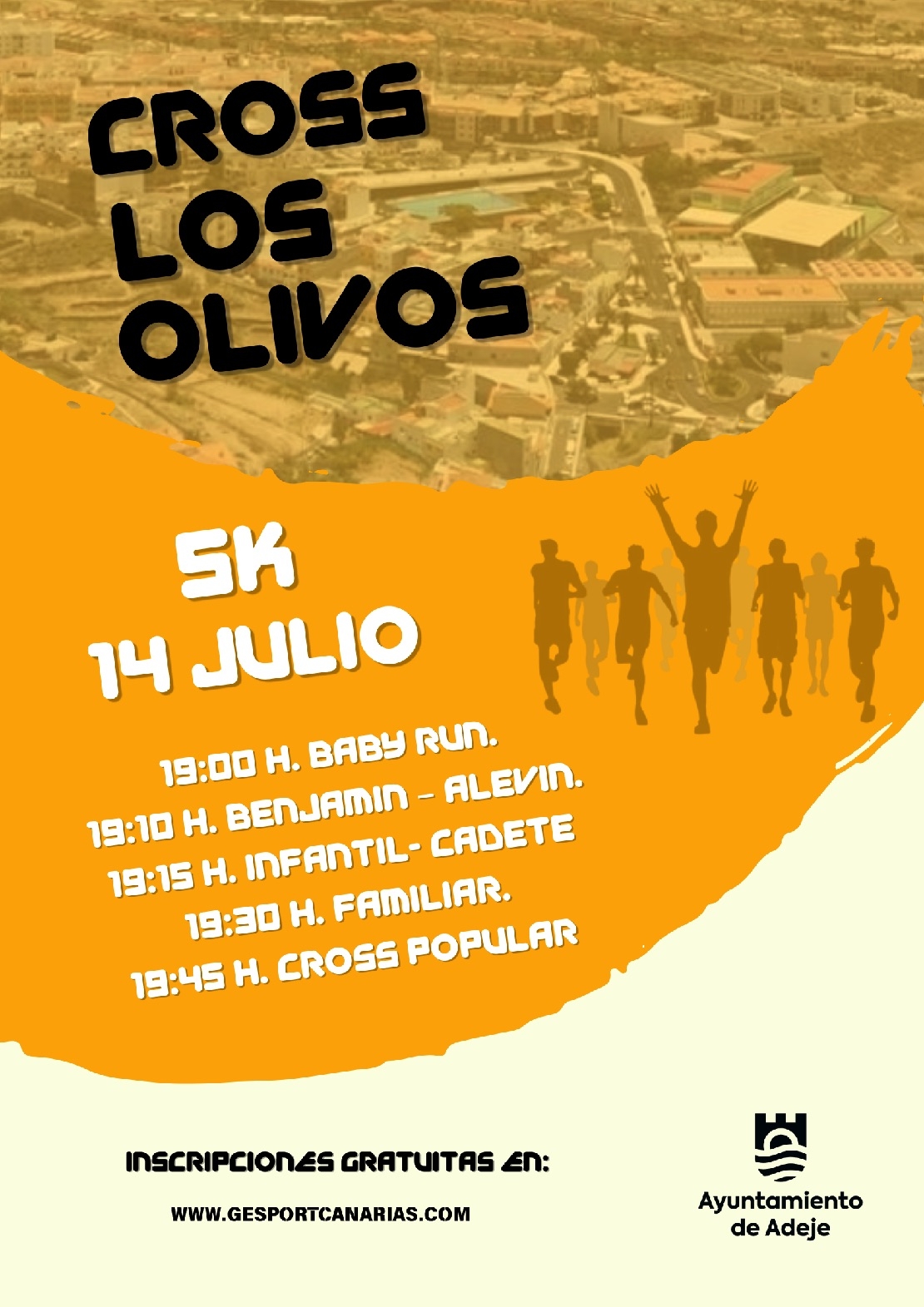 Cartel de Cross Popular Los Olivos Adeje 2026