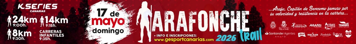 Inscripción  - ARAFONCHE TRAIL 2026