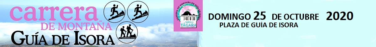 Contacta con nosotros  - CARRERA DE MONTAÑA GUÍA DE ISORA 2020