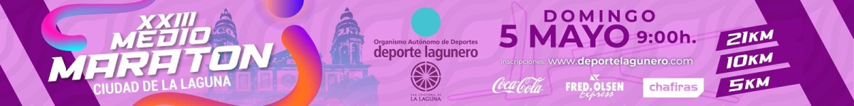 Contacta con nosotros  - XXIII MEDIA MARATÓN CIUDAD DE LA LAGUNA